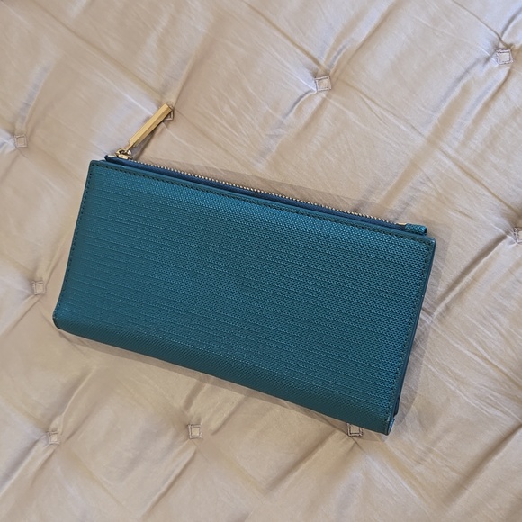 Dagne Dover Liberty Teal Slim Wallet - Picture 2 of 11